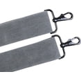 thumbnail image 2 of 2 Inch Grey Suspenders For Men Adjustable Elastic Suspender With 4 Snap Hooks For Big and Tall, 2 of 4