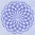 thumbnail image 1 of Ahgly Company Machine Washable Indoor Square Transitional Heavenly Blue Area Rugs, 4' Square, 1 of 7