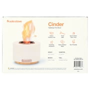 Solo Stove Cinder 6 Tabletop Fire Bowl, Natural Stone, Clean Burning Gel Fuel, Smokeless Indoor Outdoor
