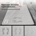 thumbnail image 2 of Diatom - Alfombrillas de baño absorbentes de barro, tierra de diatomeas, alfombra de baño antideslizante de varios tamaños, alfombra de secado rápido, 15,7 x 23,6 pulgadas, 2 of 5