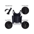 thumbnail image 4 of SAYFUT Women's Double Control Waist Trainer Shapewear WYOB Shaping Brief Weight Loss Adjustable Vest Body Shaper Black, 4 of 7
