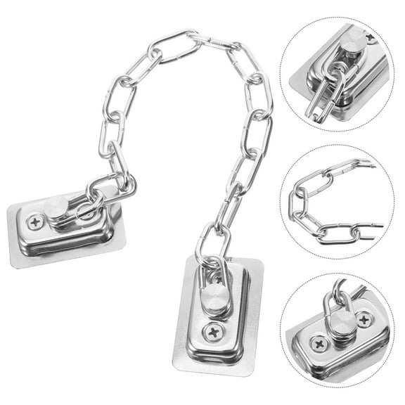 MLINS Door Chain Lock Stainless Steel Chain Door Lock Indoor Security Chain Lock