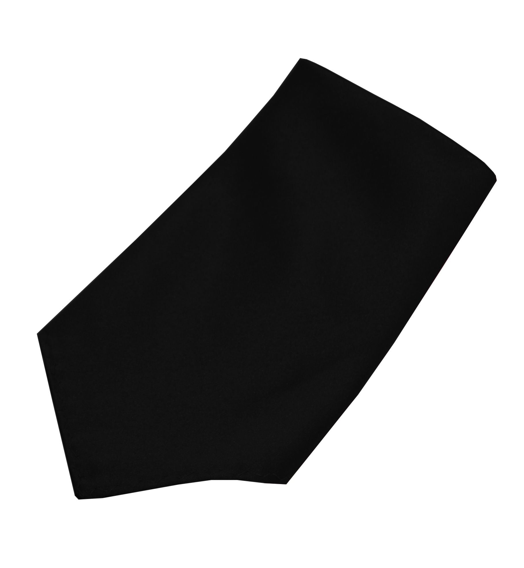 Satin Pocket Square 10"x10" in Black