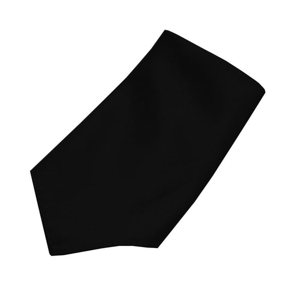 Satin Pocket Square 10"x10" in Black