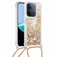 thumbnail image 1 of Funda FOXDOCK para Xiaomi Redmi 15C con Cuerda Ajustable, Brillo Líquido, Protección Antigolpes y Lente – Ideal para Regalo, 1 of 6
