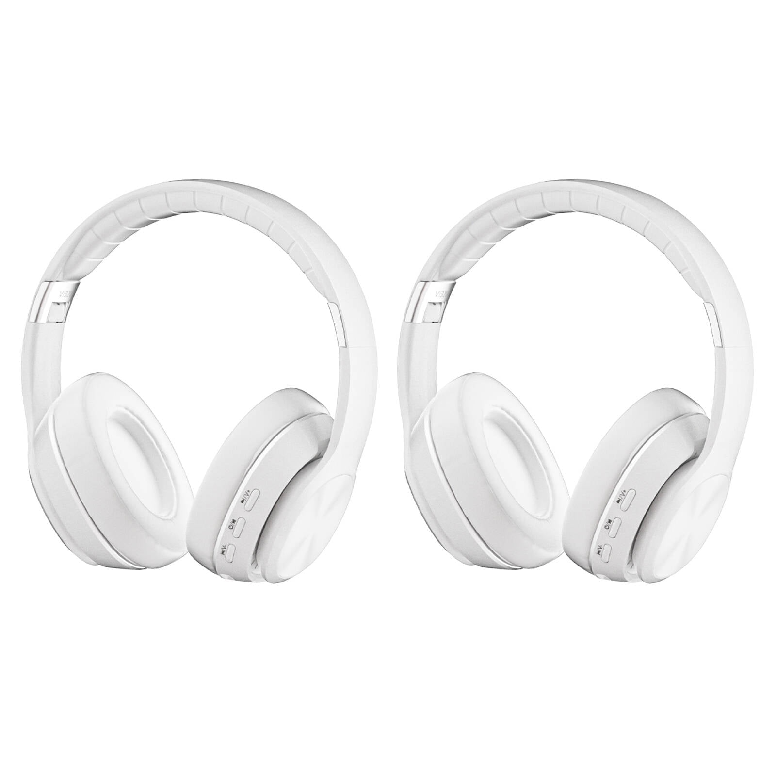 GJX 2026 New 2Pcs Ear Buds Knee Protection Wireless Earbuds Breathable Material Headphones for Running Gym Commute Travel Wireless White