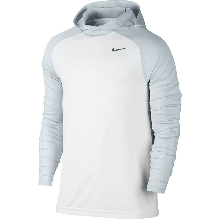 Sceptisch jurk flauw Nike Dri Fit Touch Men's Long Sleeve Hoodie Shirt Pull Over Size M -  Walmart.com