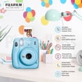 thumbnail image 2 of Fujifilm Mini 11 Instant Camera Sky Blue | Twin Pack Film | Album | Case, 2 of 7