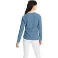 thumbnail image 6 of Hanes Originals Women's Cotton V-Neck Tee with Long Sleeves, Sizes XS-XXL, 6 of 6
