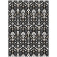 thumbnail image 2 of Addison Rugs Chantille Indoor/Outdoor Traditional Global Black Machine Washable Rectangle Rug, 3' x 5', 2 of 8