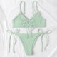 thumbnail image 4 of Trajes de baño para mujer, casuales y de moda, de color sólido, sin mangas, con abertura, para mujer, trajes de baño para mujer, trajes de baño para mujer, trajes de baño de moda playera para mujer, 4 of 8