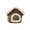 brown, variant on KOYPTL Bird Nest Hanging Hammock Bed Toy for Small Medium Pet Parrot Parakeet Cockatiel Conure Cockatoo Amazon Lovebird Budgie Finch Canary Hamster Rat Gerbils Chinchilla Cage Stand Perch