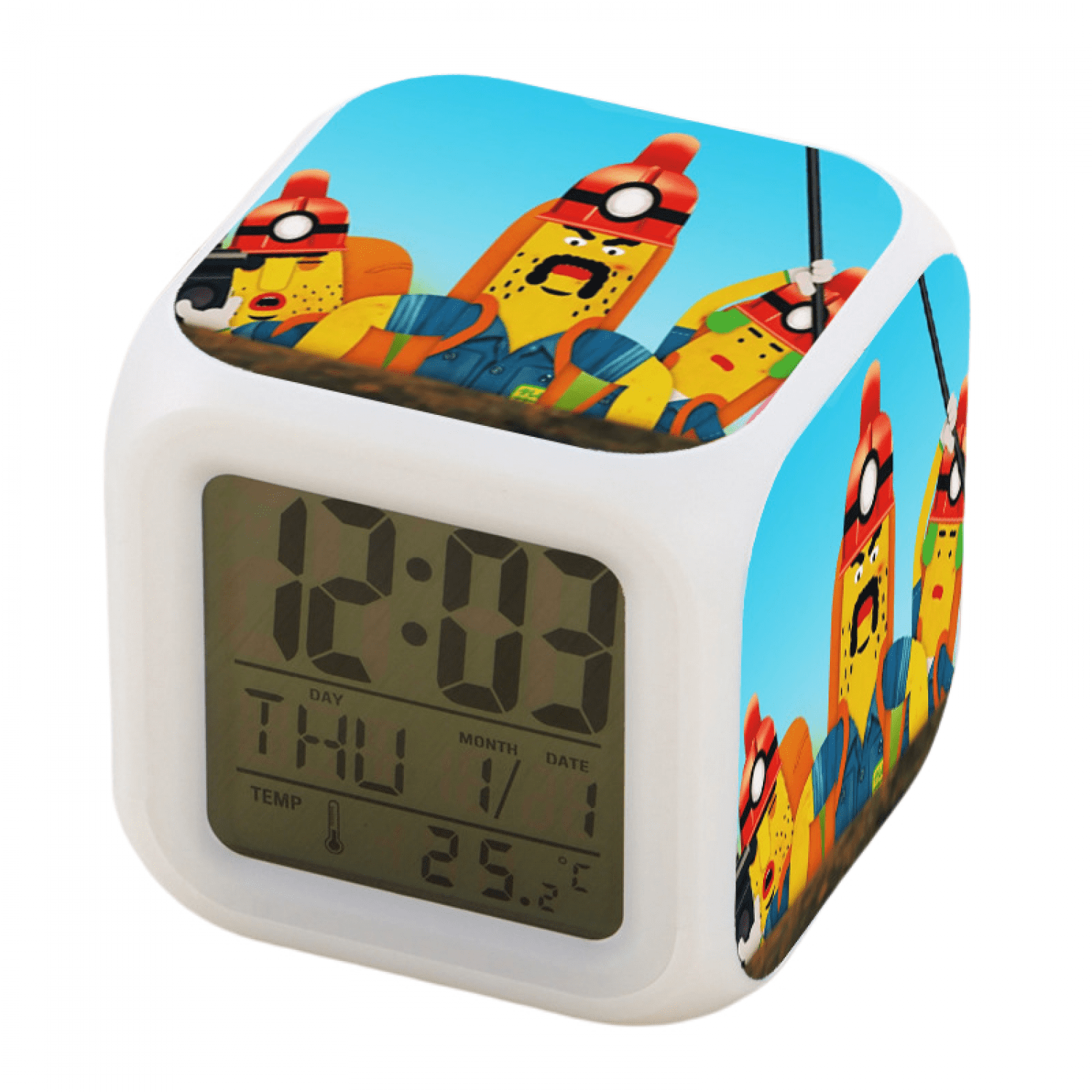 Alarm Clock for Kids Room, LED Digital Bedroom Alarm Clock Easy Setting