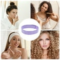 thumbnail image 6 of Unique Bargains 1 Pc Soft Wig Edge Fixing Headband Solid Color Wig Grip Band 23.62"x1.57" Purple, 6 of 6
