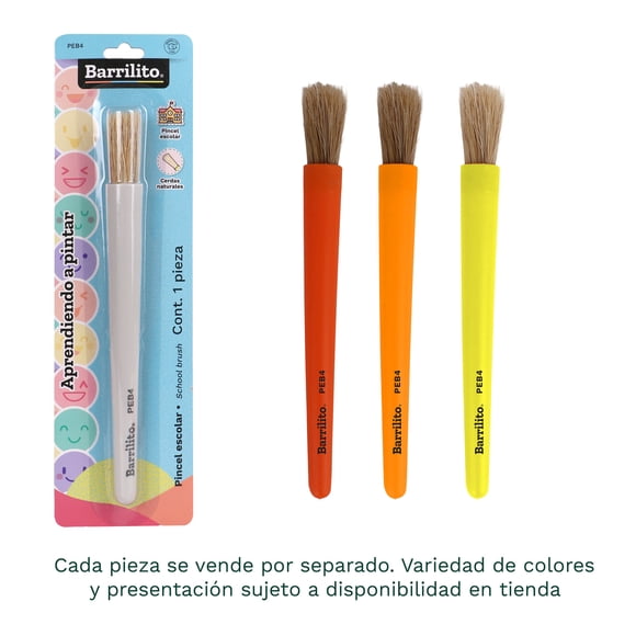 Pincel Barrilito pre-escolar PEB4