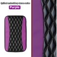 thumbnail image 3 of HUGFEGWE Car Center Console Cushion Pad, Universal Leather Waterproof Armrest Seat Box Cover Protector,Comfortable Car Decor Accessories Fit for Most Cars, Vehicles, SUVs (Purple) AZ824-16147, 3 of 7