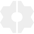 thumbnail image 4 of 22"OD x 7"ID x 7 1/2"C x 1"P Daisy Architectural Grade PVC Contemporary Ceiling Medallion, Two Piece, 4 of 11