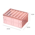 thumbnail image 4 of Collapsible Storage Box with Lid Plastic Foldable Organizer Closet Home Car Travel Organization Holder, 4 of 8