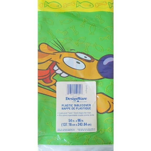 Catdog Vintage 1998 Plastic Table Cover (1ct)