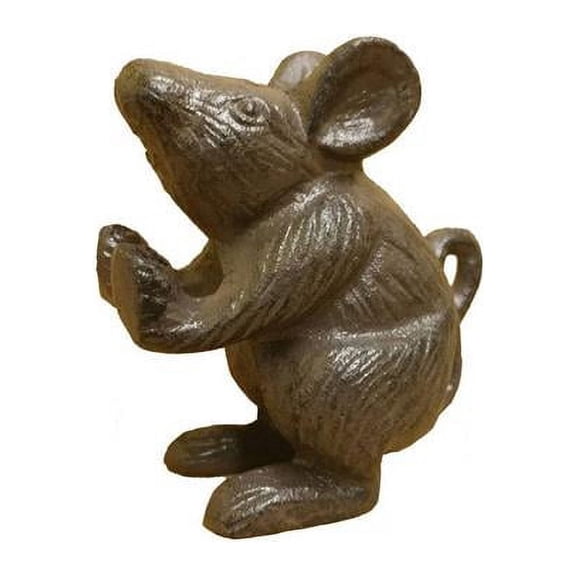 Set of 2 - Cast Iron Mouse Book Ends, 5 in.