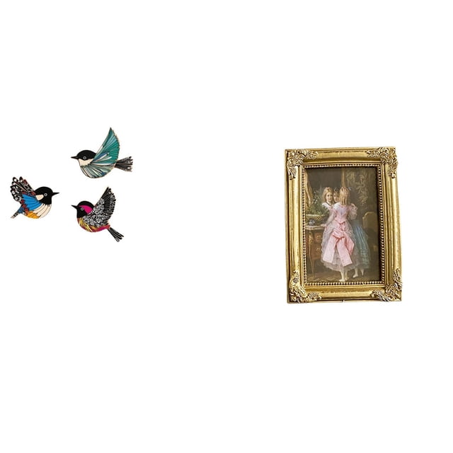 Pájaro para colgar en la pared,Arte de pared de pájaros de madera Decoración de pared de pájaros voladores de madera,Marco de fotos,Soporte para marco de fotos de resina,colgador de