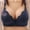 Blue, variant on Wireless Minimizer Bras for Women Full Coverage Gathered Up Lingerie Wirefree Comfort Breathable Minimizer Bralettes Adjustable Shoulder Strap Daily Bras