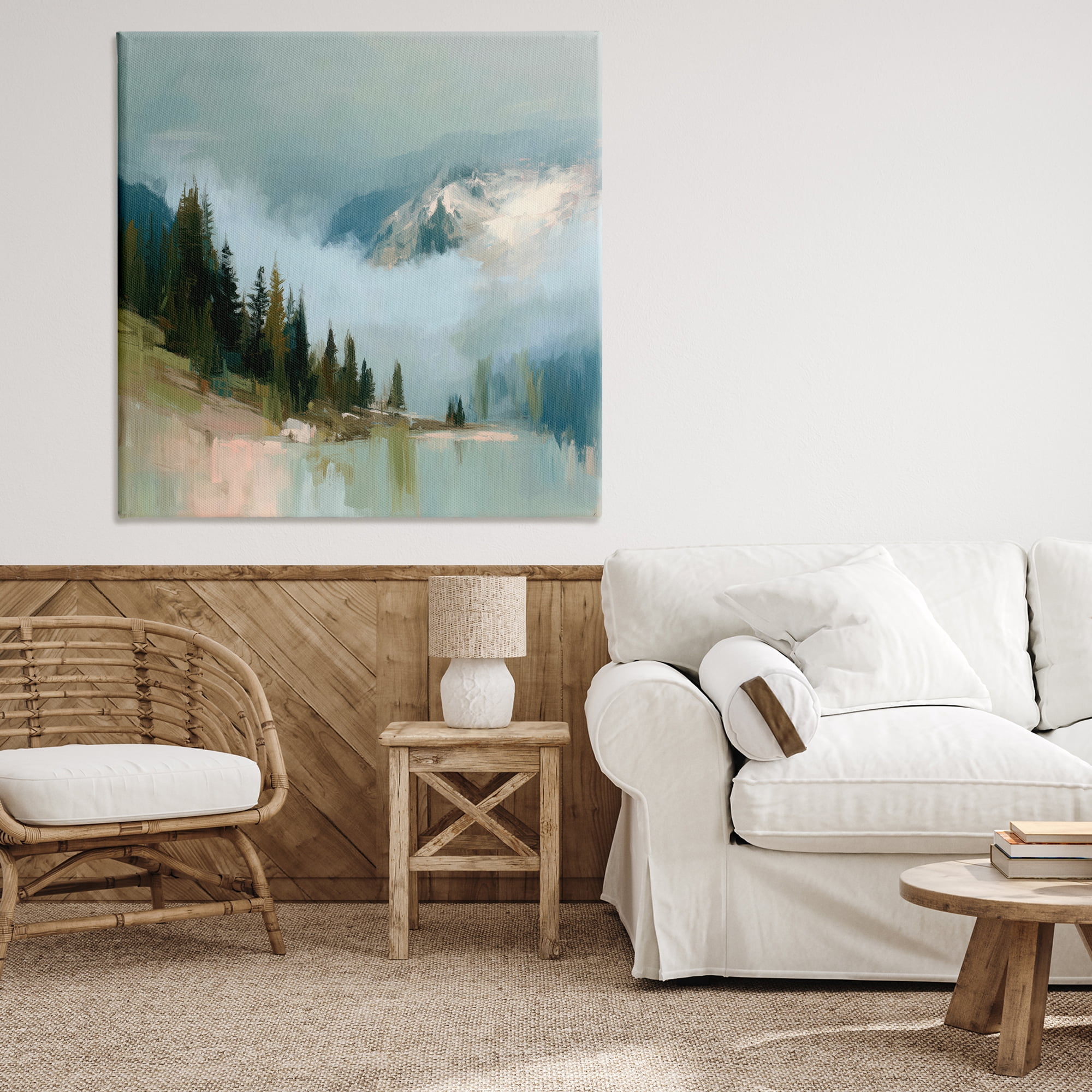 Stupell Industries Fog On The Mountains Canvas Wall Art, design by Kim Curinga