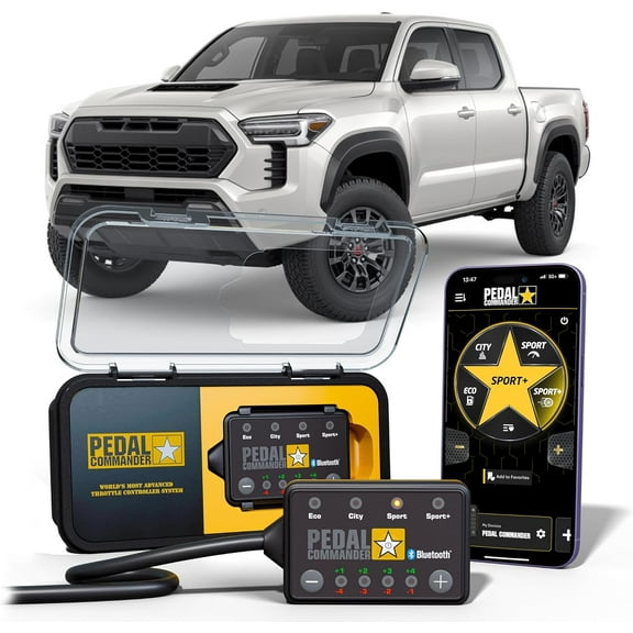 PEDAL COMMANDER for Toyota Tacoma 2024  4th Gen. Fits: 2.4L, 2.4L Hybrid, SR, SR5, TRD PreRunner, TRD Sport, TRD Off-Road, Limited, Trailhunter, TRD Pro - Throttle Response Controller - PC55