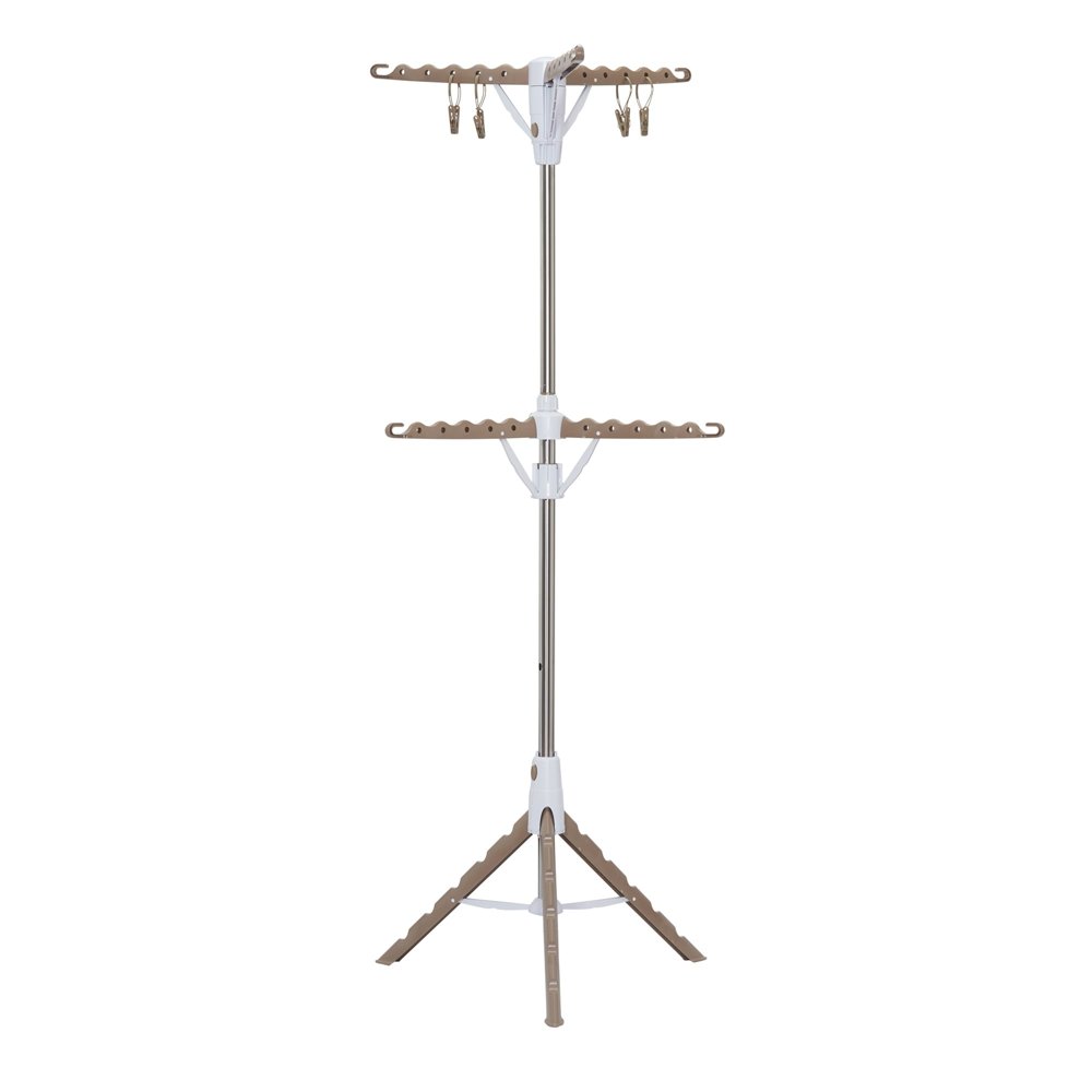 Household Essentials 2Tier Tripod Clothes Drying Rack with Hanging
