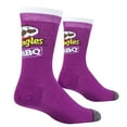 thumbnail image 3 of Cool Socks, Pringles BBQ Chips, Mens Womens Crew, Funny Graphic Print, Large, 3 of 7