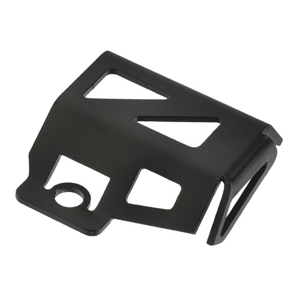 HIAKDOFT Motorcycle Brake Reservoir Cover Black Aluminum Protector for Fluid Reservoir with Anti Theft Design