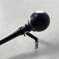 thumbnail image 3 of Lumi 1" Single Curtain Rod Brushed Nickel/Black/Oil Bronze-Ball finial 72"-144" - Oil Rubbed Bronze, 3 of 5