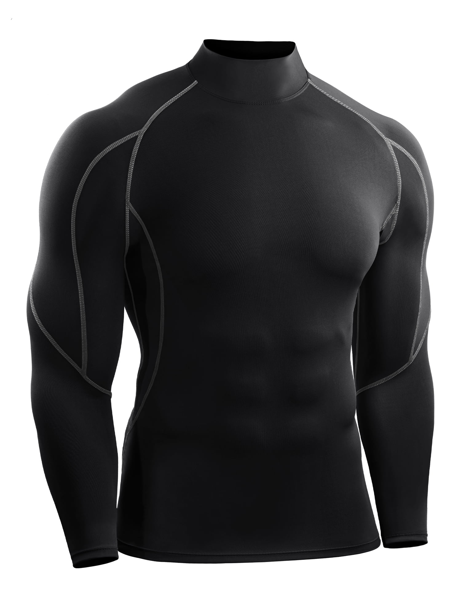 compression mock turtleneck