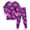 Purple, variant on CAICJ98 Boy Halloween Pajamas Pumpkin Ghost Toddler Pajamas Girls Soft Cotton Long Sleeve Pjs Set Kids 2 Piece Snug Fit Sleepwear (8-9 Years,Blue)