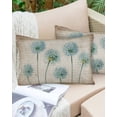 thumbnail image 6 of Nature Retro Blossoms Flowers Plant Outdoor Pillow Covers Set of 2, Decorative Waterproof Throw Pillow Case, Old Vintage Newspaper Cotton Linen Soft Cozy Cushion Pillowcases, 6 of 6