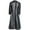 Black, variant on Men's Fashion Jacket Gothic Long Coat Soft Warm Winter Outerwear Lightweight Windproof Casual Style