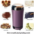 thumbnail image 2 of 150 W Electric Coffee Grinder & Spice Mill, One-Button Start Dry Herb Grain Crusher, 304 Stainless-Steel Bowl for Beans Peppers Seeds, Compact Countertop Machine , 1 × Electric Blade Spice Grinder, 2 of 7