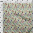 thumbnail image 3 of oneOone Cotton Cambric Light Green Fabric Florals Craft Projects Decor Fabric Printed By The Yard 56 Inch Wide, 3 of 4