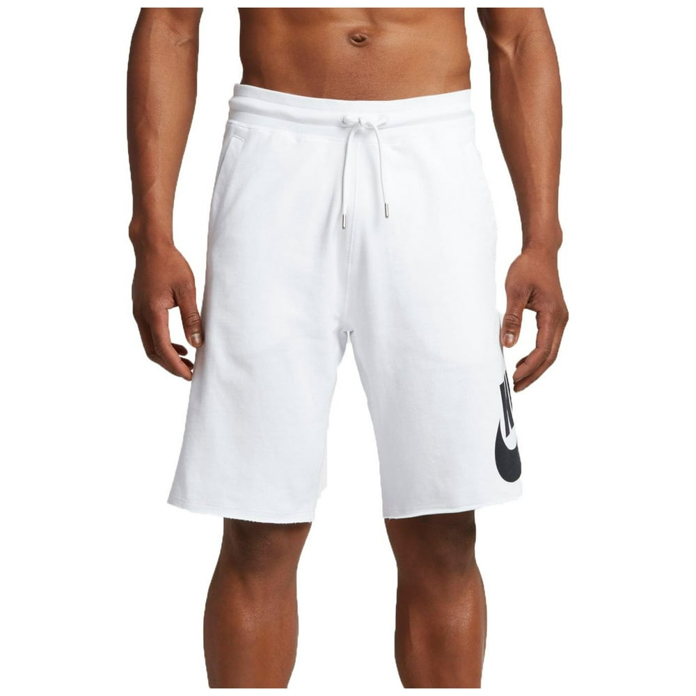 Nike Nike Men's Sportswear French Terry Graphic Shorts (White, M