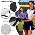 thumbnail image 6 of KUIFORTI Purple Mandala Golf Seat Covers for Cart Travel Sports Golf Cart Accessories Soft Washable Fits for EZGO, Yamaha, Club Car and More 2 Seats Golf Carts, 6 of 7