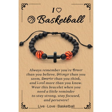 Basketball Bracelet, Sport Bracelet, Boy Bracelet, Costume Jewelry