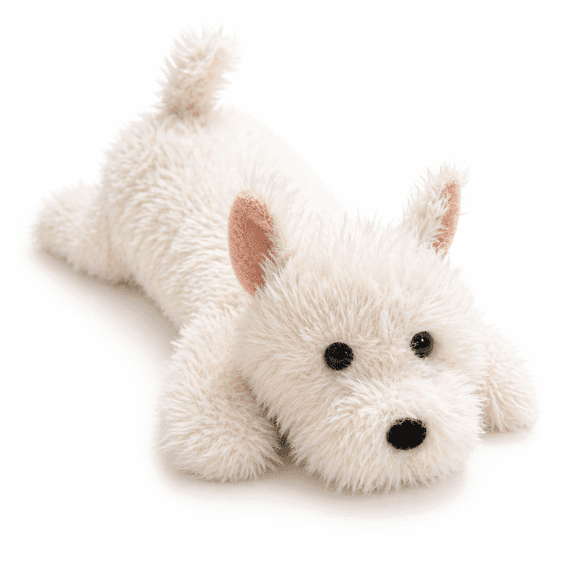 West Highland Terrier Plush Toy, Soft Stuffed Dog Doll 3 Sizes, Cute Cuddly Gift