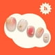 thumbnail image 5 of Tiras de uñas Heyhae, gel semicurado, degradado, dorado y primavera, 28 unidades, 5 of 6