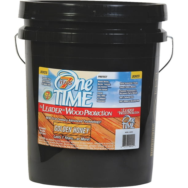 One TIME Wood Preservative, Protector & Stain All In One