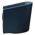 thumbnail image 4 of Walsh Top Grain Leather Swivel Chair - Garrett Blue, 4 of 5