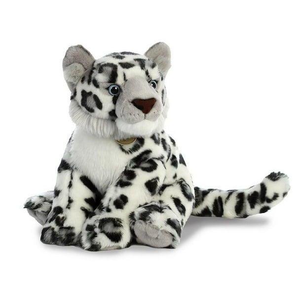 Snow Leopard 15 inch Miyoni Stuffed Animal by Aurora Plush (26306)