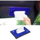 thumbnail image 1 of Caja de toallas de papel para visera de coche Cajón de papel de coche Juego de cajones de papel de coche Taladro completo para mujer decoración interior de coche (azul), 1 of 5