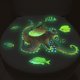 thumbnail image 5 of CHAO 2 pegatinas luminosas de pulpo de dibujos animados, divertida pegatina de pared para inodoro, baño, cocina, PVC, 5 of 5