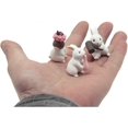 thumbnail image 4 of Rabbit Figures 16 Pcs Lovely Bunny Figurines Playset Rabbit Character Set Cake Topper Decoration Miniature Garden Animal Decoration Gift For Kid, 4 of 5