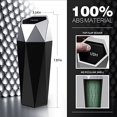 thumbnail image 2 of Car Trash Can with Lid,Portable Vehicle Auto Car Garbage Can,Diamond Design Mini Garbage Bin for Automotive Car, Home, Office, Kitchen, Bedroom(2 Packs,Black), 2 of 5